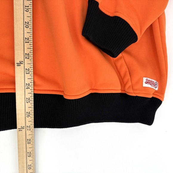 San Francisco Giants Stiches Men's L Orange Hoodie Fleece Pullover MLB Baseball - Picture 6 of 8